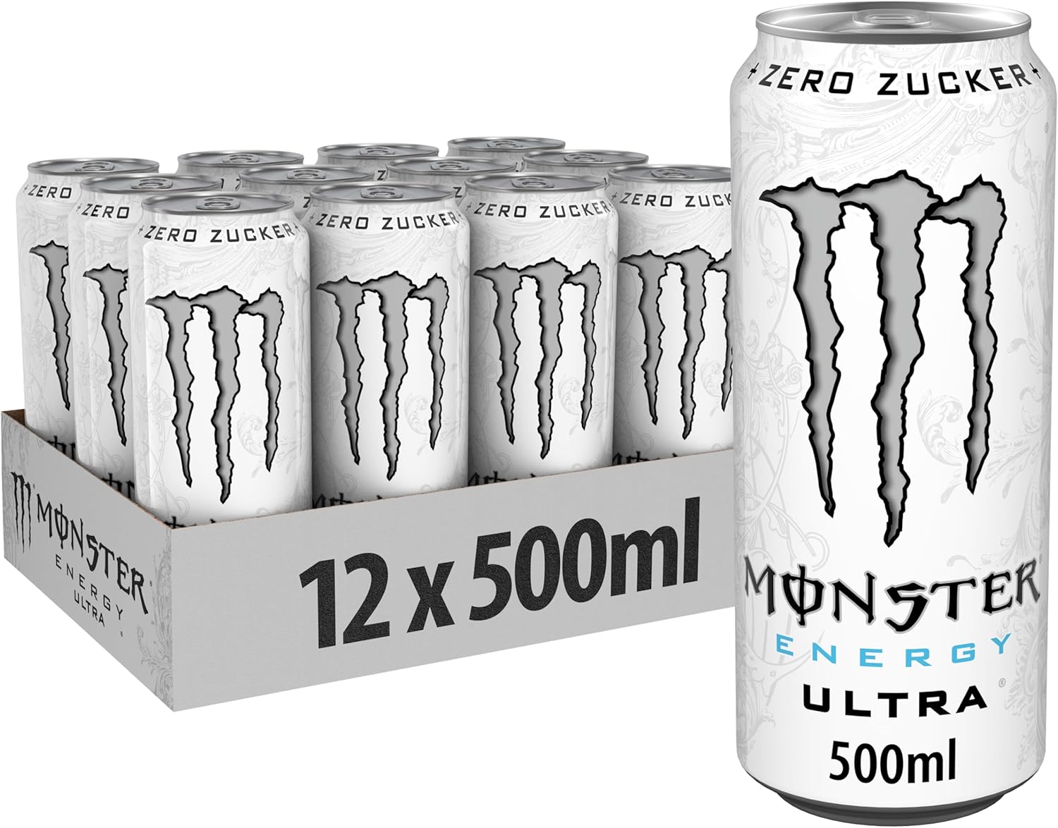 Monster Energy Ultra 500ml Drank Blikjes - Pak van 12