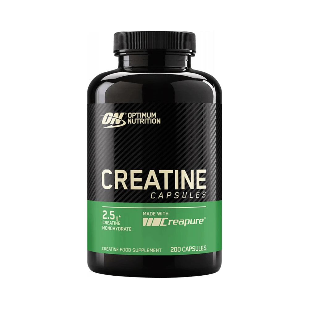 Optimum Nutrition Creatine Creapure 200 Capsules – Creatine Supplement voor Kracht & Spieropbouw