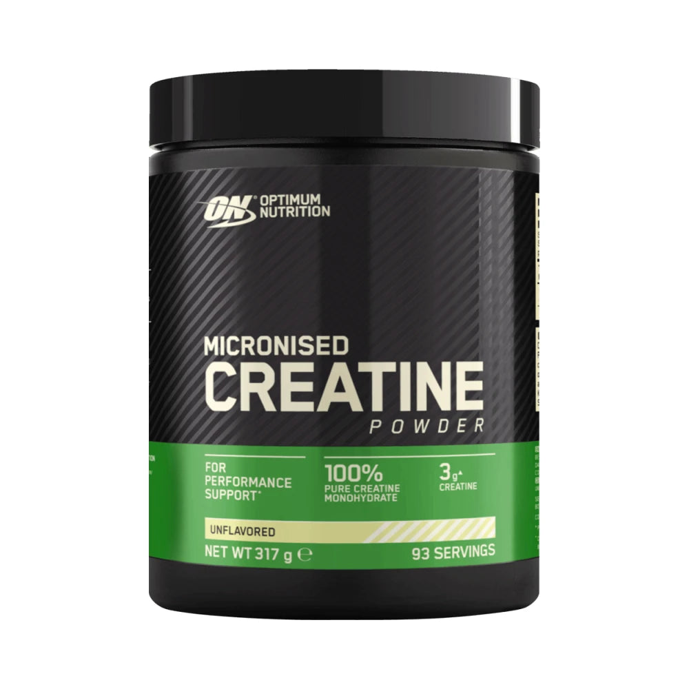 Optimum Nutrition Micronised Creatine Powder 317g – Creatine Monohydraat voor Kracht & Spieropbouw