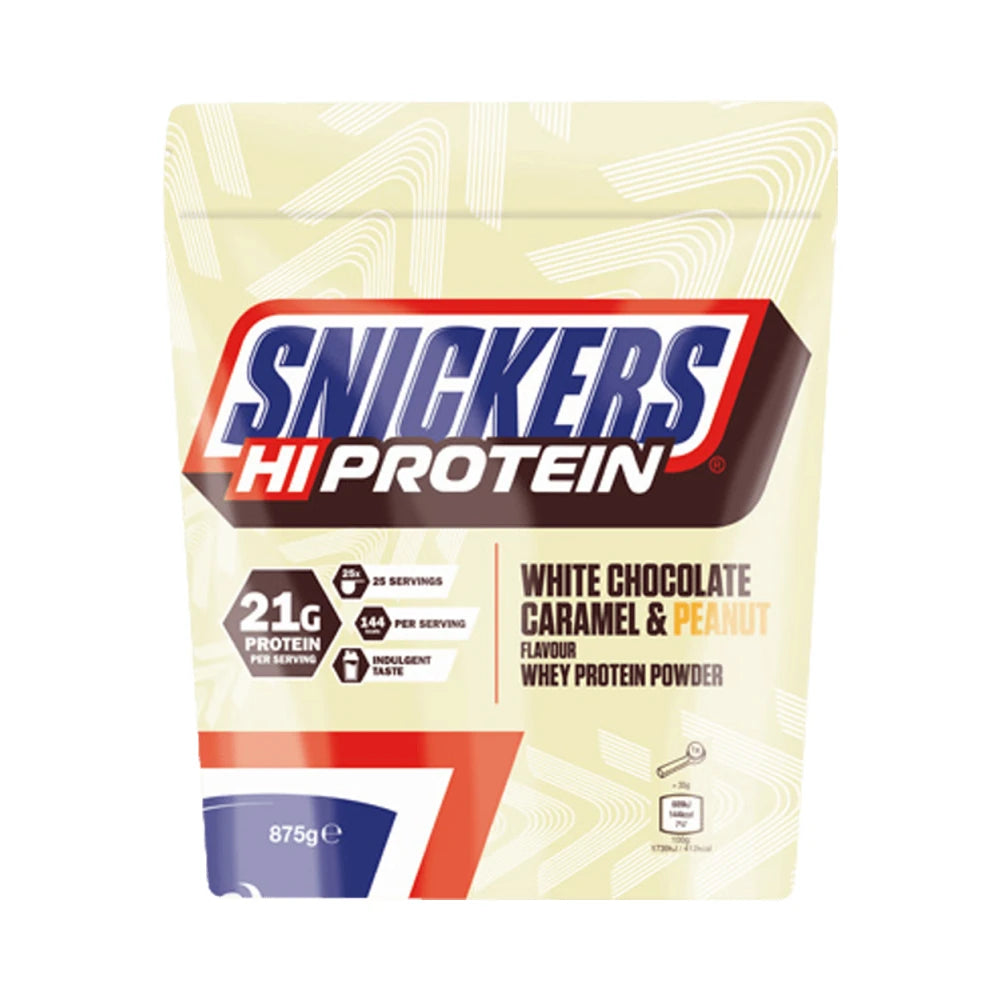 Snickers White Protein Powder 875g – Eiwitpoeder Witte Chocolade Karamel