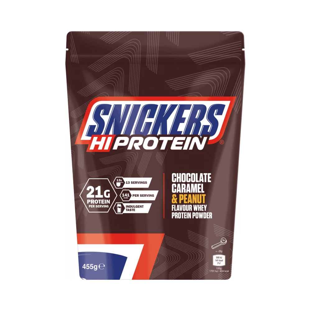 Snickers Protein Powder 455g – Eiwitpoeder Chocolade Karamel Pinda