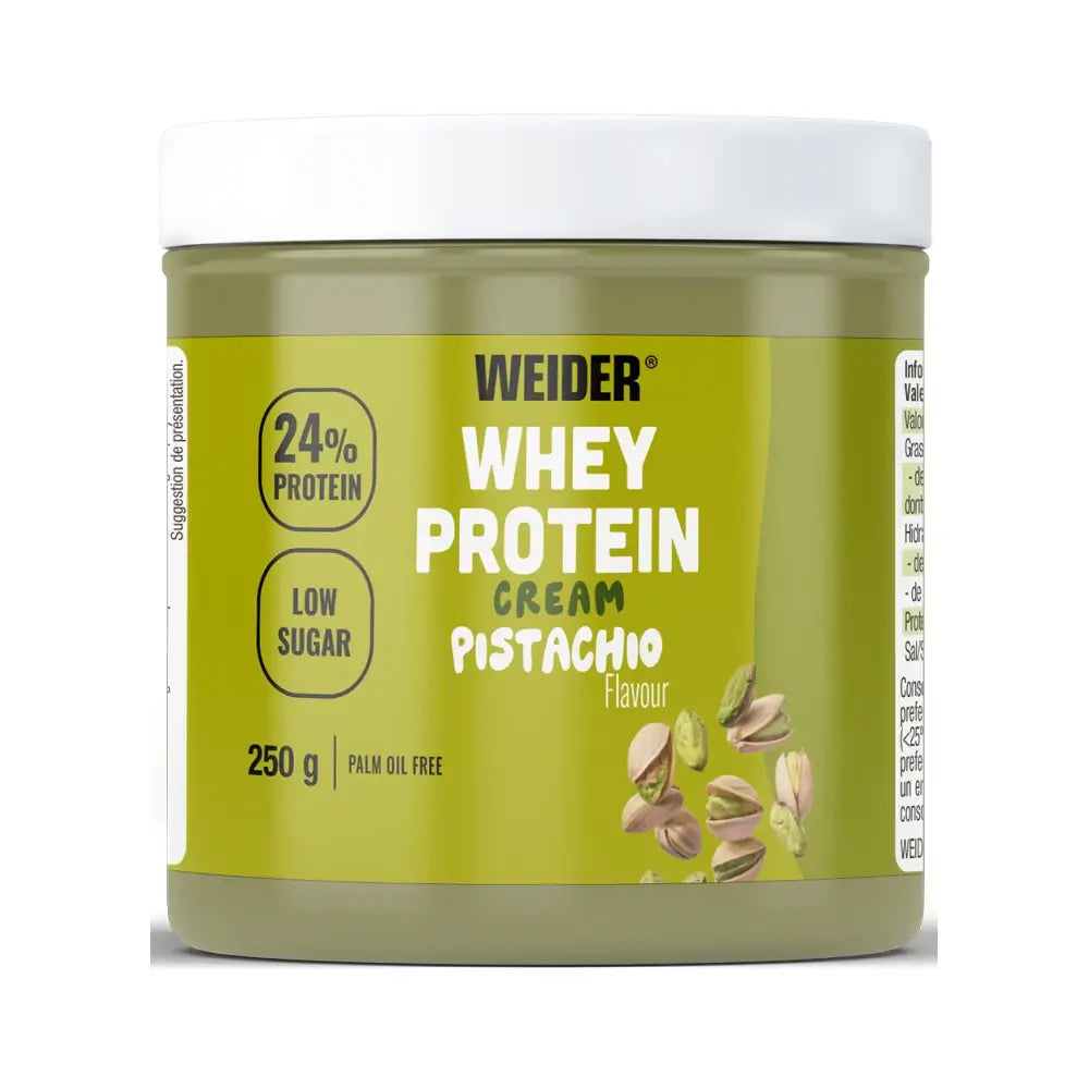 Whey Protein Pistachio Cream 250g – Eiwitrijke Spread voor Fitness & Spieropbouw
